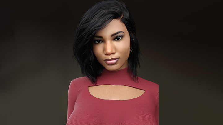 Daz3DPoser_女性人物4129