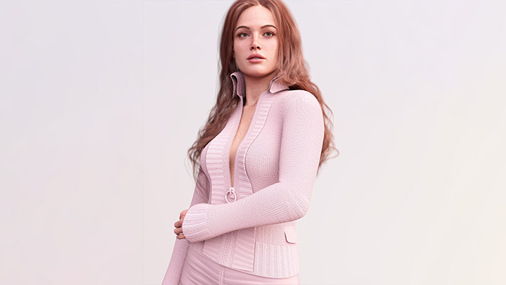 Daz3DPoser_女性人物4209