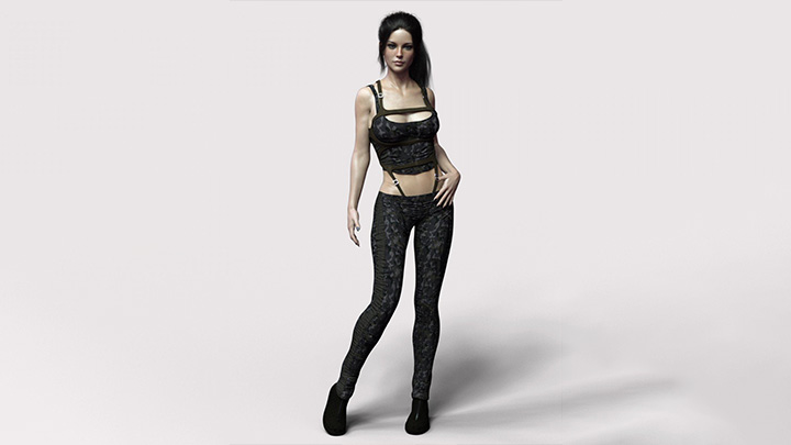 Daz3DPoser_女性人物4245
