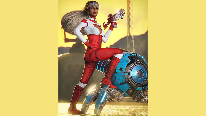 Daz3DPoser_女性人物4301