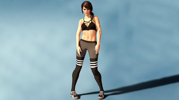 Daz3DPoser_女性人物4313