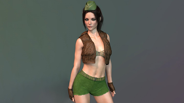 Daz3DPoser_女性人物4327