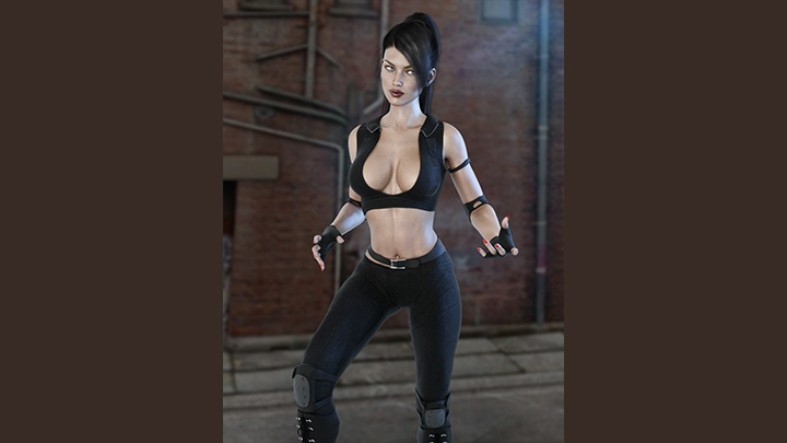 Daz3DPoser_女性人物4360