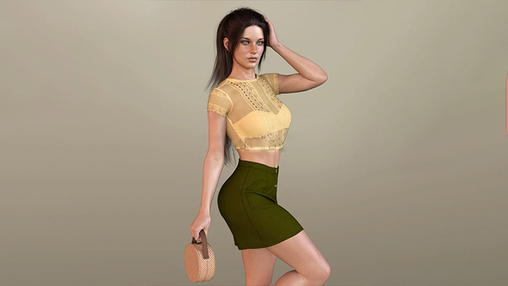 Daz3DPoser_女性人物4374