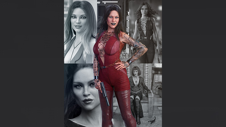 Daz3DPoser_女性人物4399