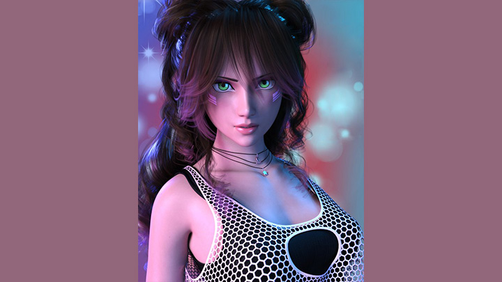 Daz3DPoser_女性人物4417