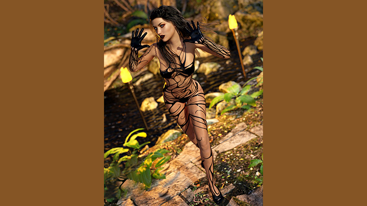 Daz3DPoser_女性人物4448