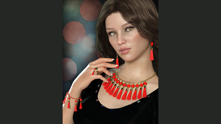 Daz3DPoser_女性人物4463