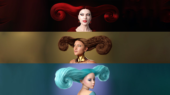 Daz3DPoser_女性人物4465