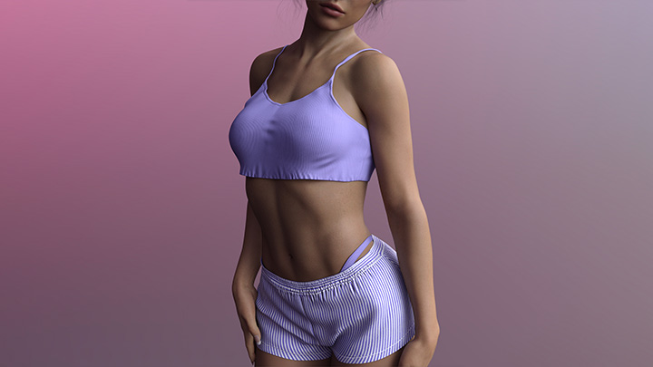 Daz3DPoser_女性人物4472