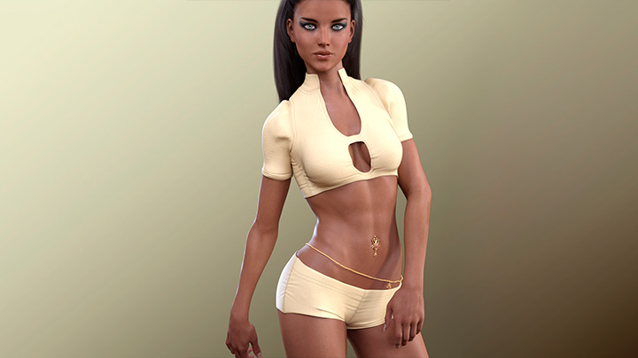 Daz3DPoser_女性人物4482