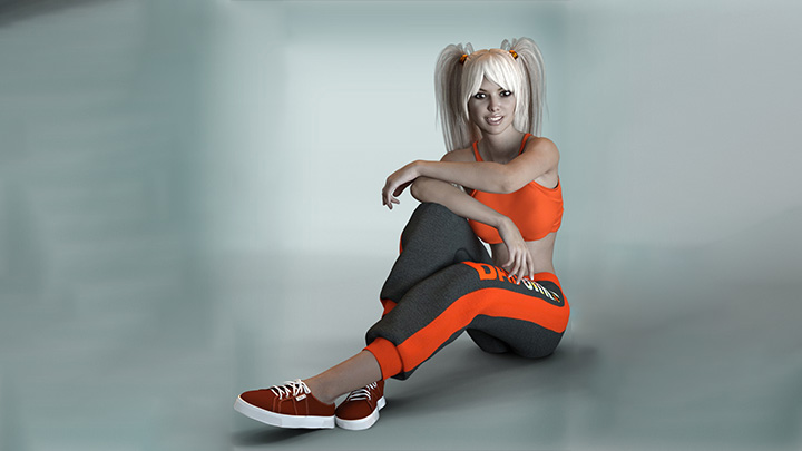 Daz3DPoser_女性人物4503