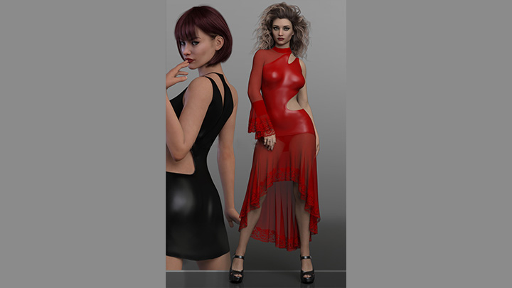 Daz3DPoser_女性人物4578