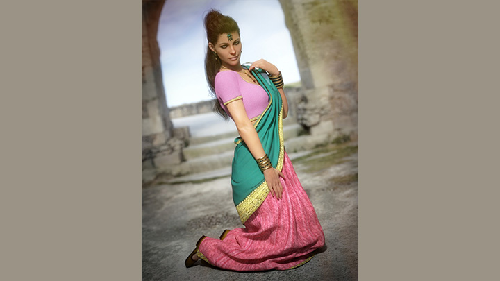 Daz3DPoser_女性人物4579