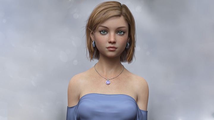 Daz3DPoser_女性人物4584