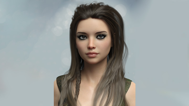 Daz3DPoser_女性人物4596