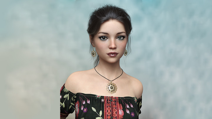 Daz3DPoser_女性人物4645