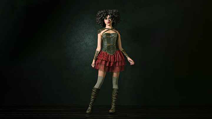 Daz3DPoser_女性人物4729