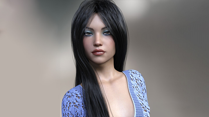 Daz3DPoser_女性人物4798