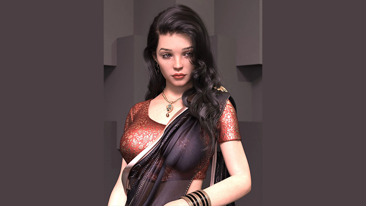 Daz3DPoser_女性人物4806