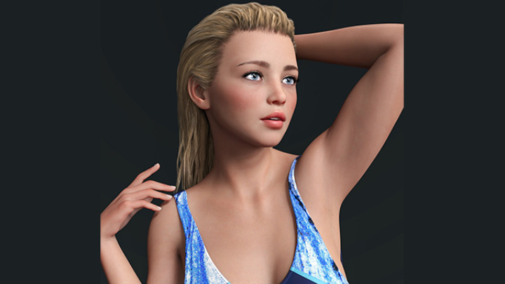 Daz3DPoser_女性人物4815