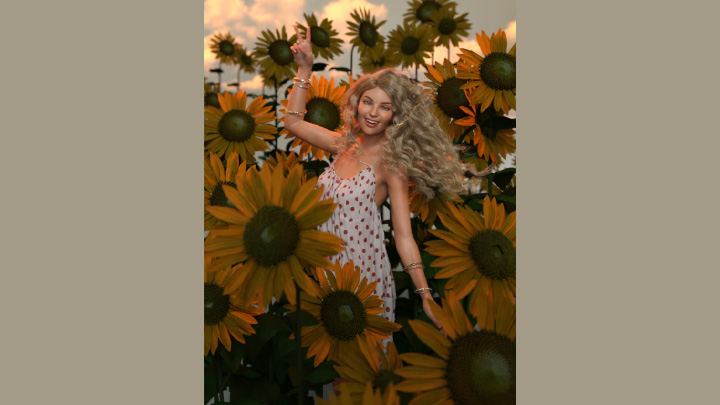 Daz3DPoser_女性人物4819