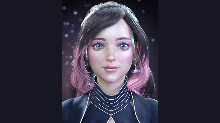 Daz3DPoser_女性人物4821