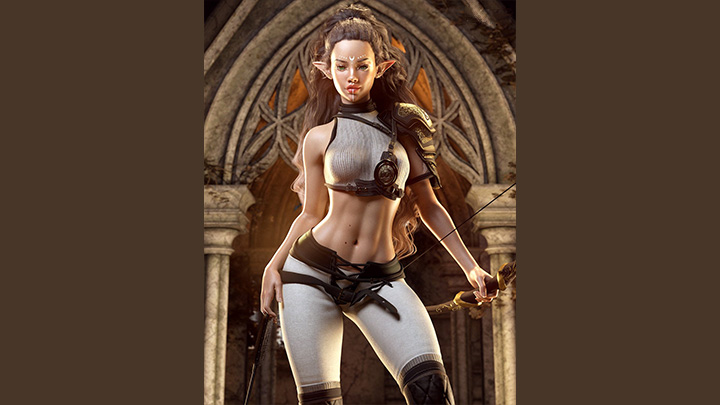 Daz3DPoser_女性人物4888