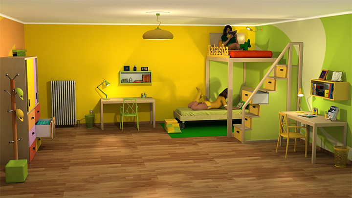 Daz3DPoser_室内环境002