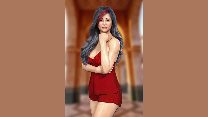 Daz3DPoser_性感美女1034