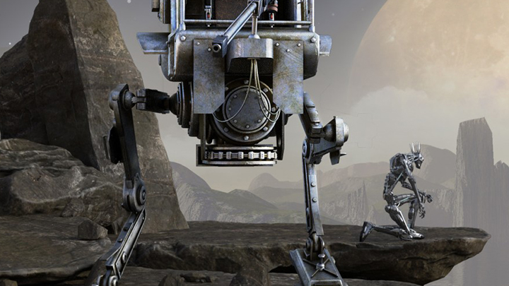 Daz3DPoser_机器人021