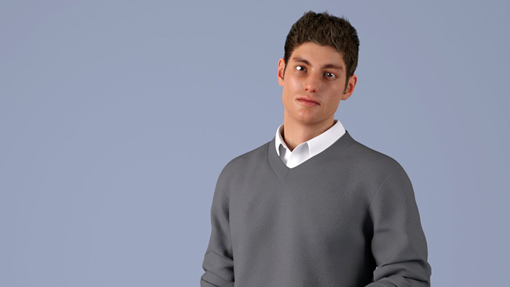 Daz3DPoser_男性090