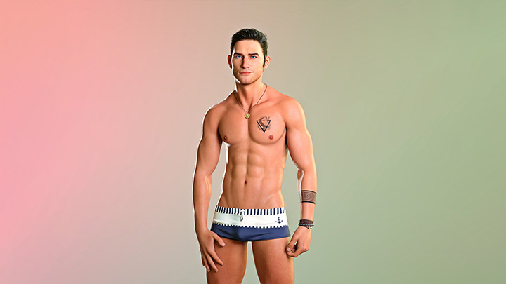 Daz3DPoser_男性人物1000