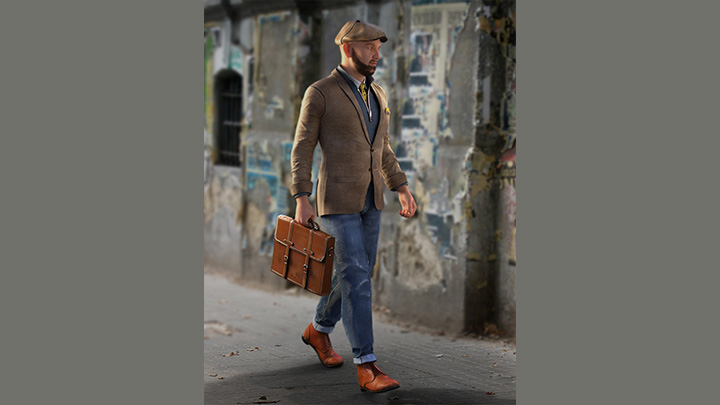 Daz3DPoser_男性人物827