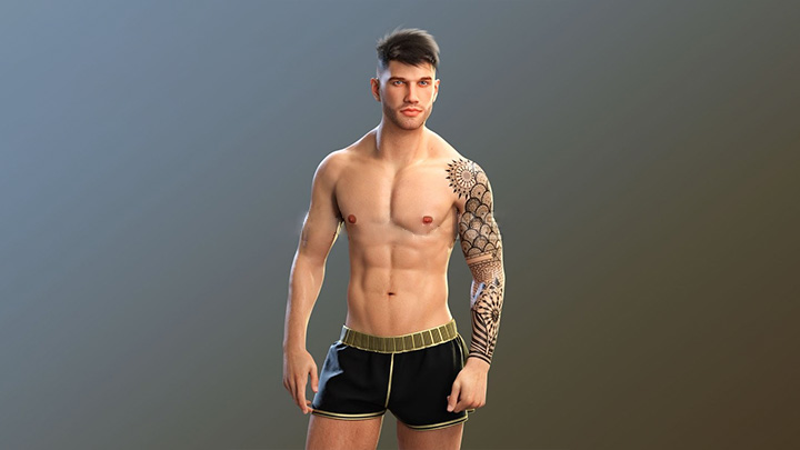 Daz3DPoser_男性人物883