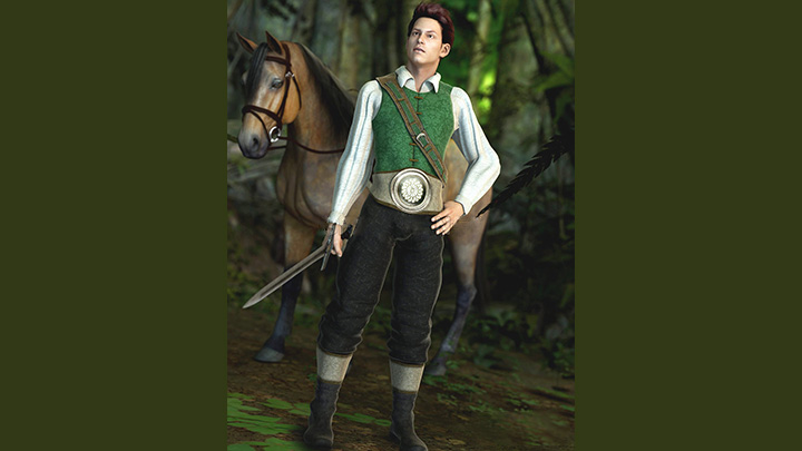 Daz3DPoser_男性人物973