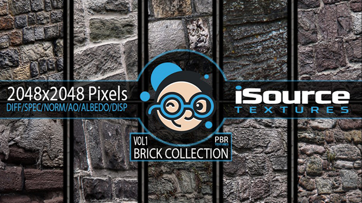 Daz3DPoser_砖墙纹理材质001