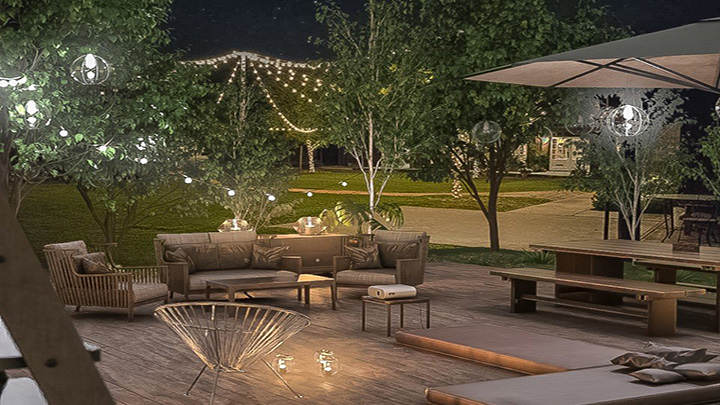 Daz3DPoser_花园001