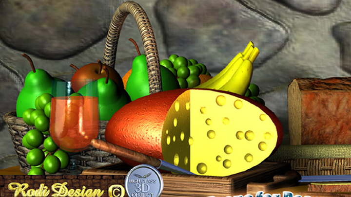 Daz3DPoser_食物006