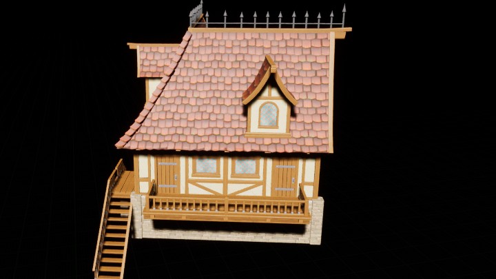 UE项目资源_模型资源_卡通房子007