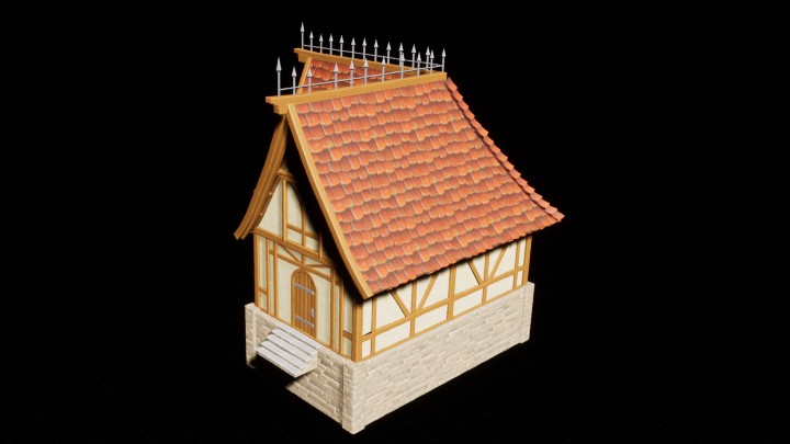 UE项目资源_模型资源_卡通房子012