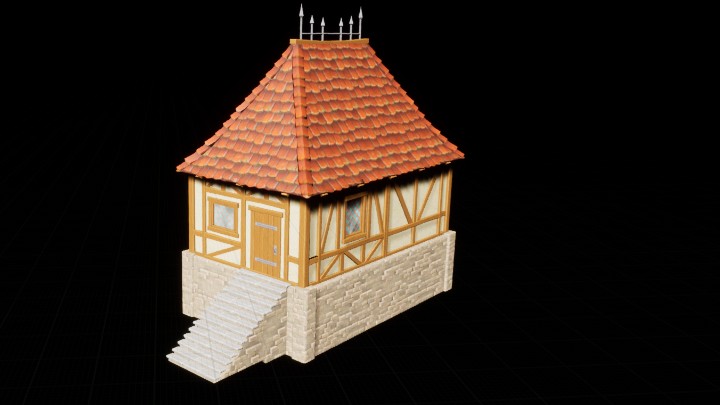 UE项目资源_模型资源_卡通房子013