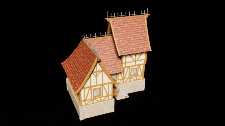 UE项目资源_模型资源_卡通房子027