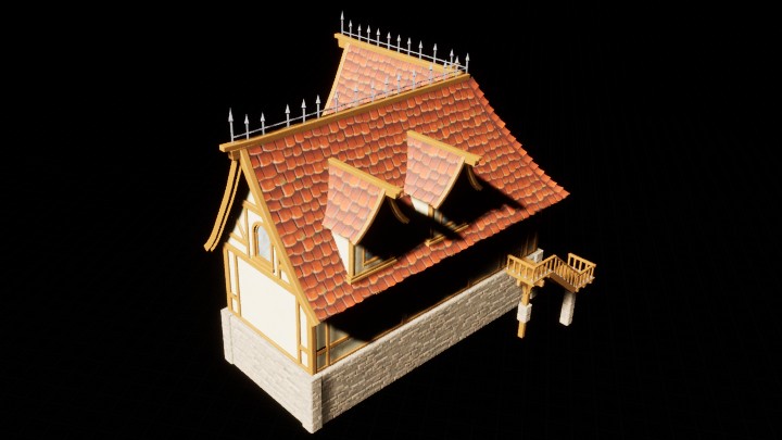 UE项目资源_模型资源_卡通房子029