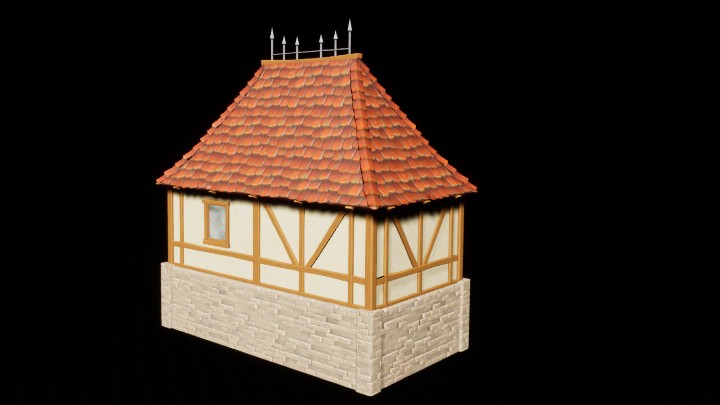 UE项目资源_模型资源_卡通房子042