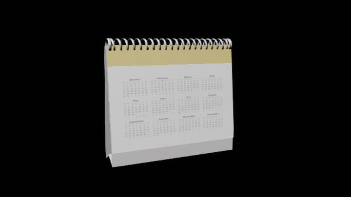 UE项目资源_模型资源_台历002