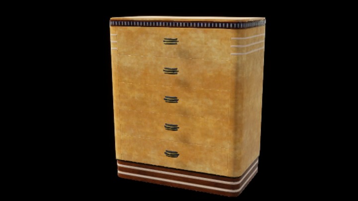 UE项目资源_模型资源_床头柜022