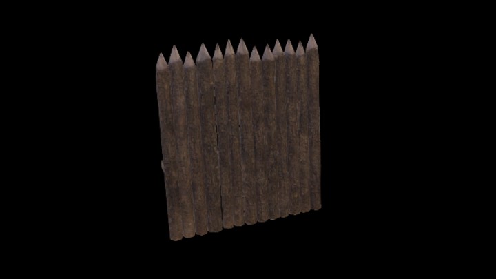 UE项目资源_模型资源_木围墙001