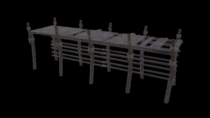 UE项目资源_模型资源_木栈桥001