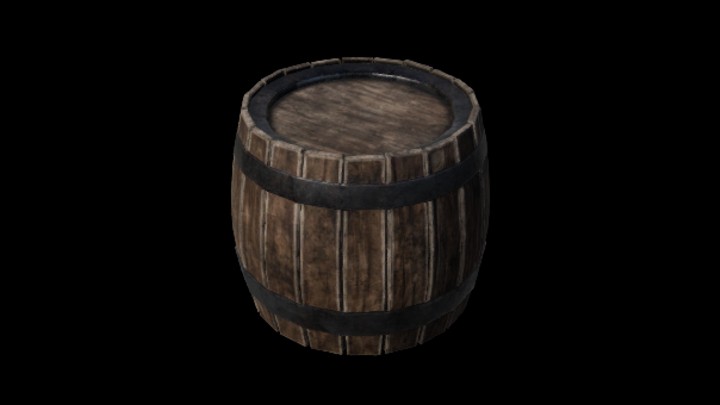 UE项目资源_模型资源_木桶450